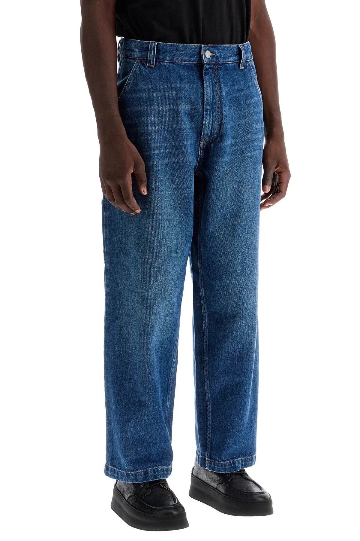 Marant Wide Legged Jorama Jeans For A   Blue