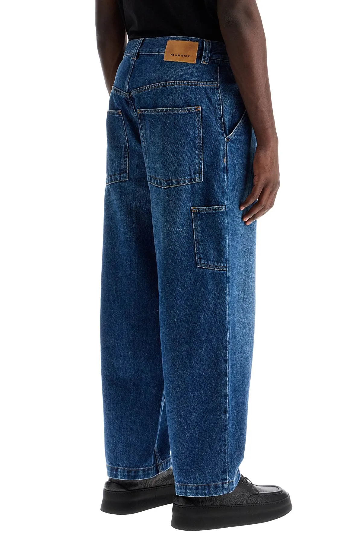 Marant Wide Legged Jorama Jeans For A   Blue