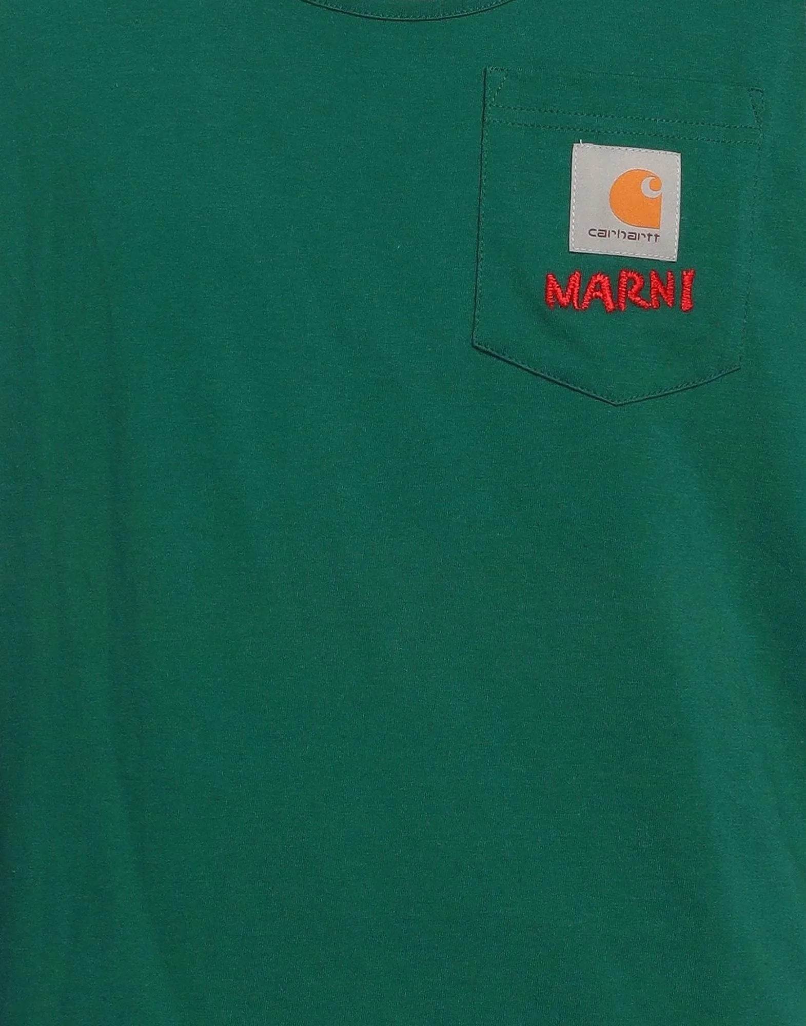 MARNI  |Crew Neck Cotton Short Sleeves Logo Designers