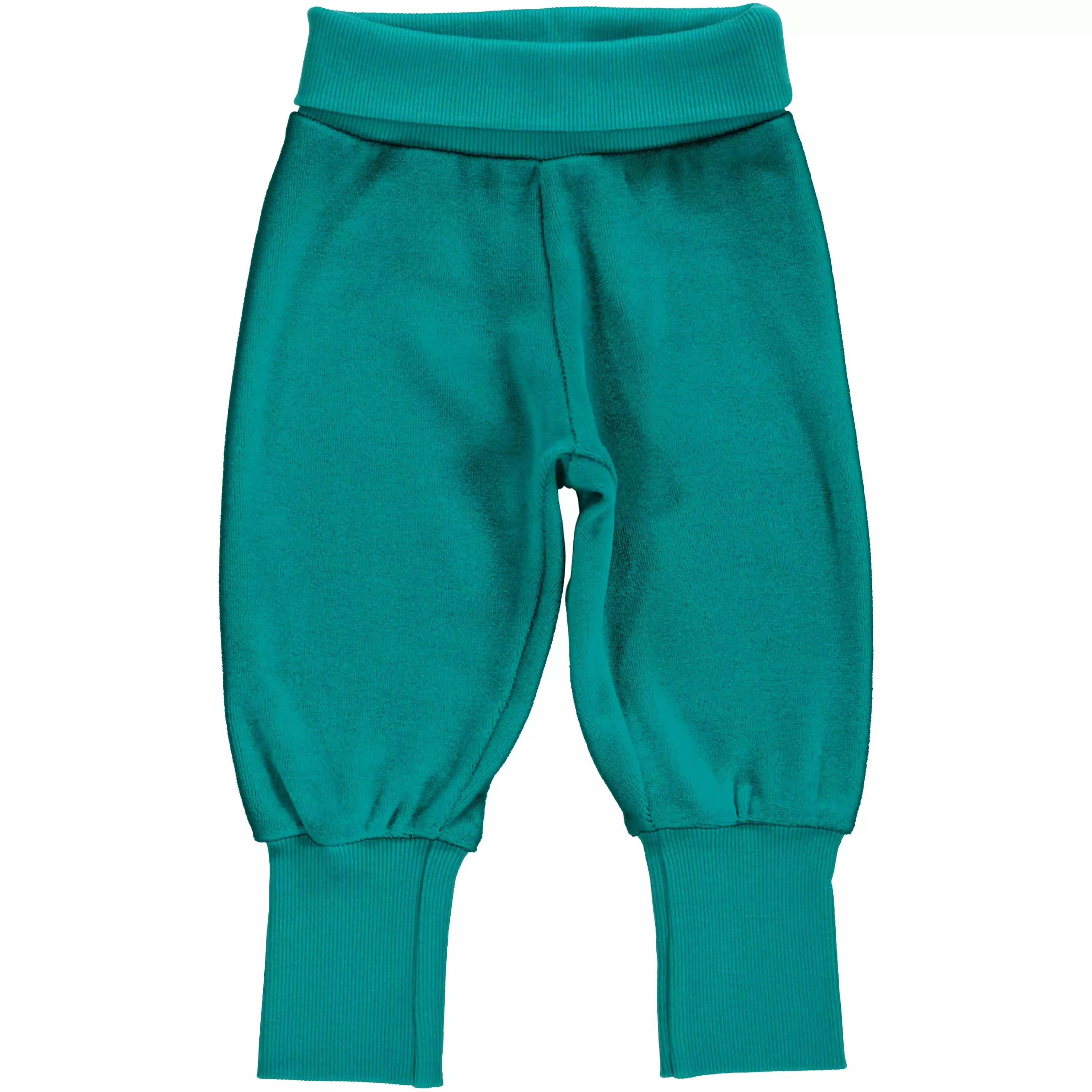 Maxomorra Lagoon Velour Rib Pants