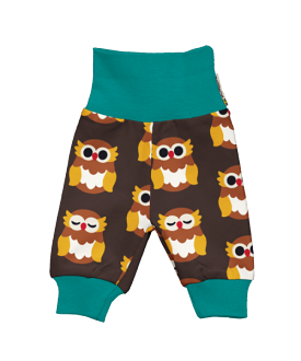 Maxomorra Nordic Owl Doll Rib Pants