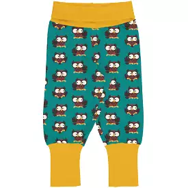 Maxomorra Pick & Mix Owl Cotton Rib Pants