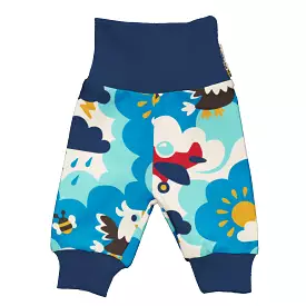 Maxomorra Sky Doll Rib Pants