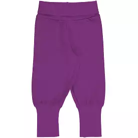 Maxomorra Violet Cotton Rib Pants