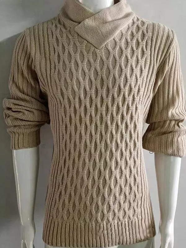 Men Turtleneck Pullover Sweater