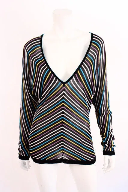 MISSONI Chevron Striped Sweater