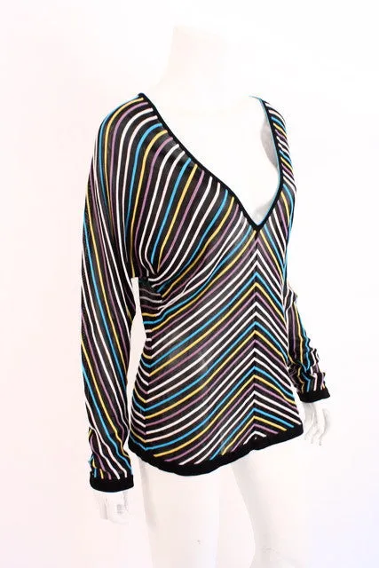 MISSONI Chevron Striped Sweater