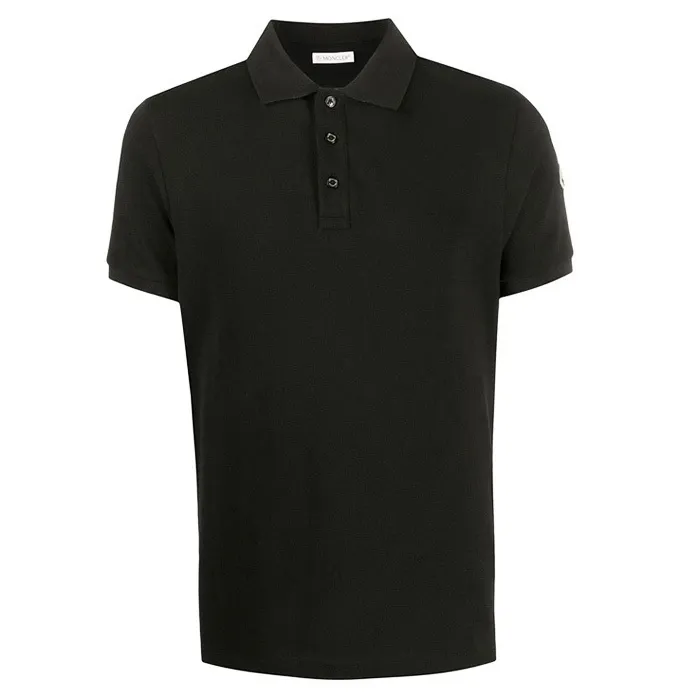 MONCLER  |Cotton Short Sleeves Logo Polos