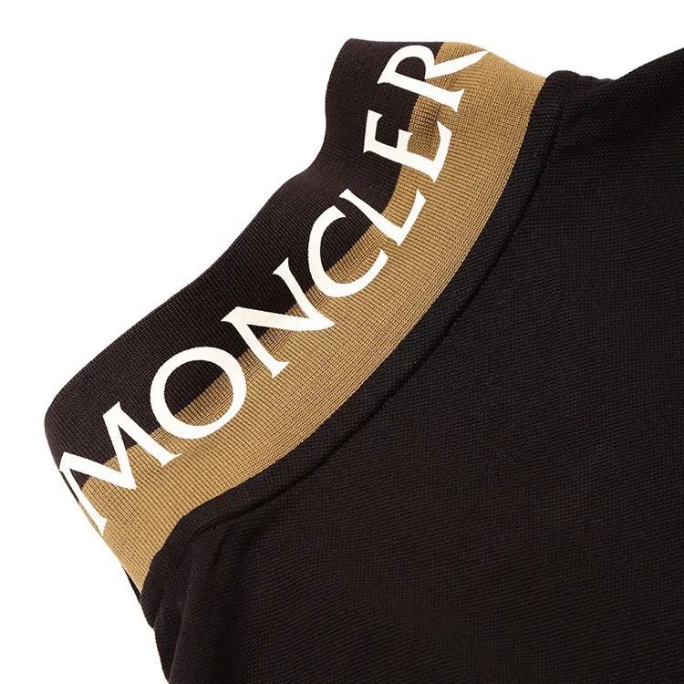 MONCLER  |Cotton Short Sleeves Logo Polos