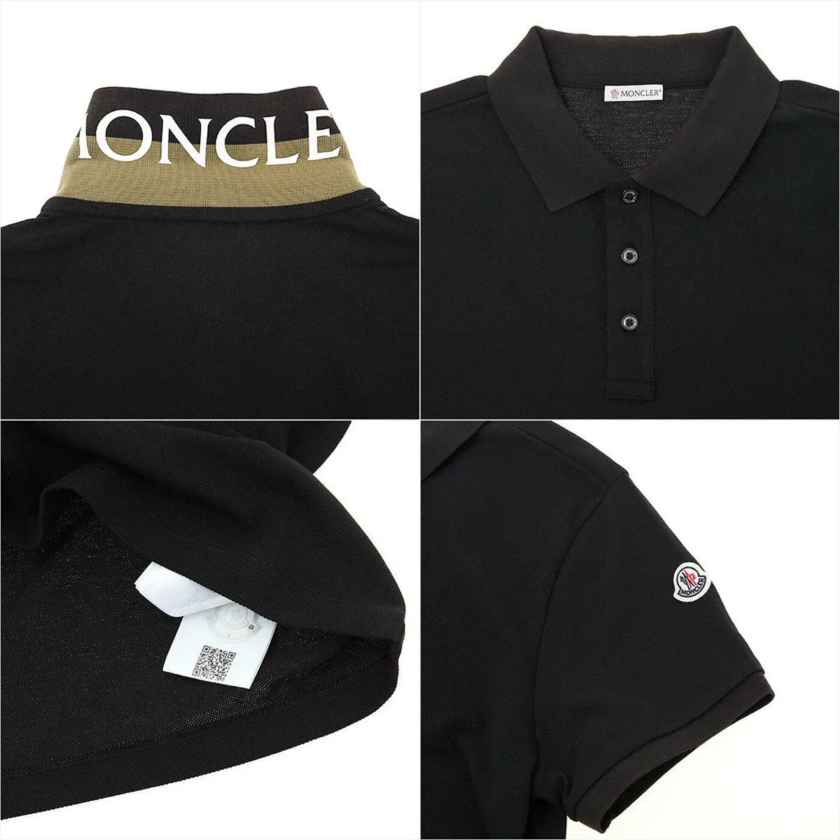 MONCLER  |Cotton Short Sleeves Logo Polos