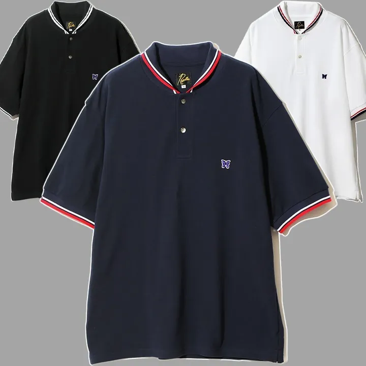 Needles  |Cotton Short Sleeves Logo Polos