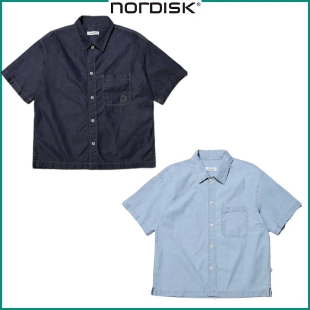 Nordisk  |Plain Cotton Short Sleeves Logo Shirts