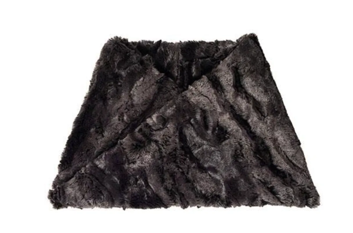 Pandemonium faux fur neck-warmer scarf