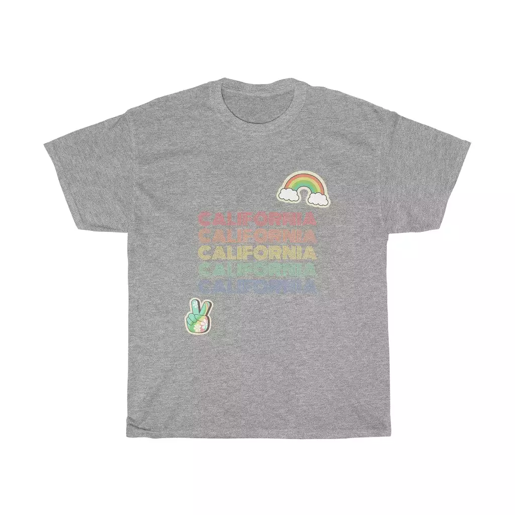 Peace Love & California Tee