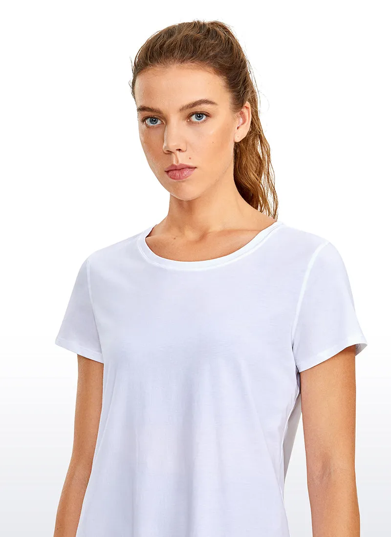 Pima Cotton Short Sleeves