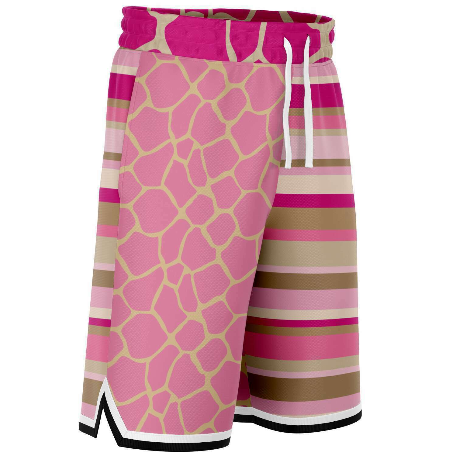 Pink Lemonade Unisex Basketball Shorts