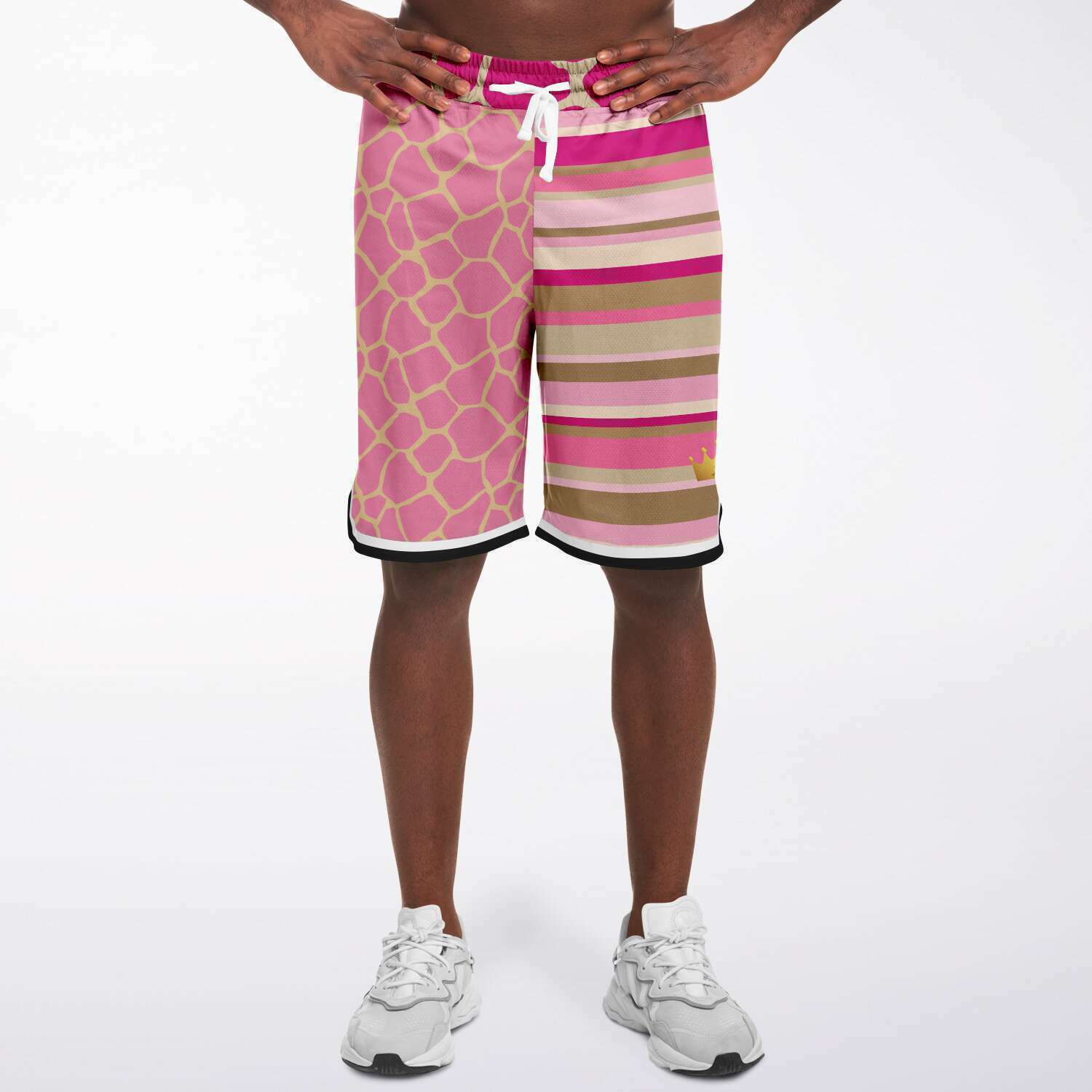 Pink Lemonade Unisex Basketball Shorts