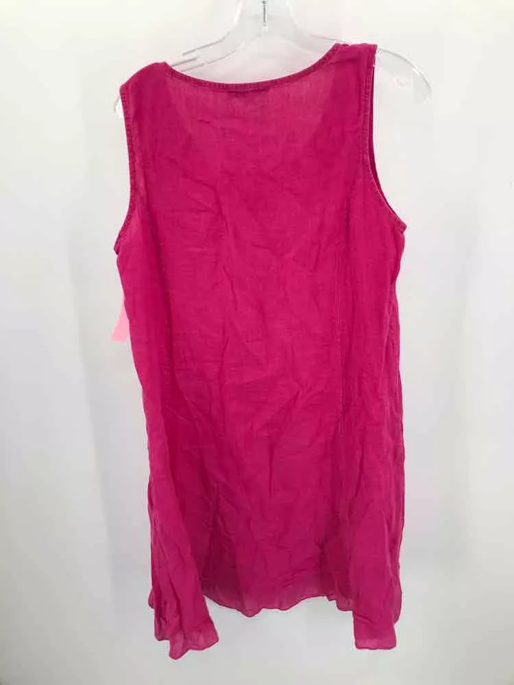 Pre-Owned Allegra Masetti Pink Size Small Knee Length Sleeveless Dress