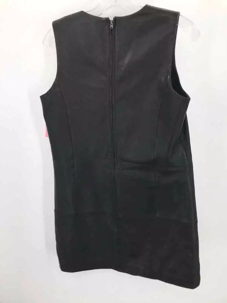 Pre-Owned Ann Taylor Black Size 8 Knee Length Sleeveless Dress