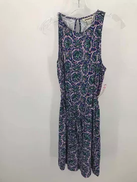 Pre-Owned Boden Blue Size 6 Knee Length Sleeveless Dress