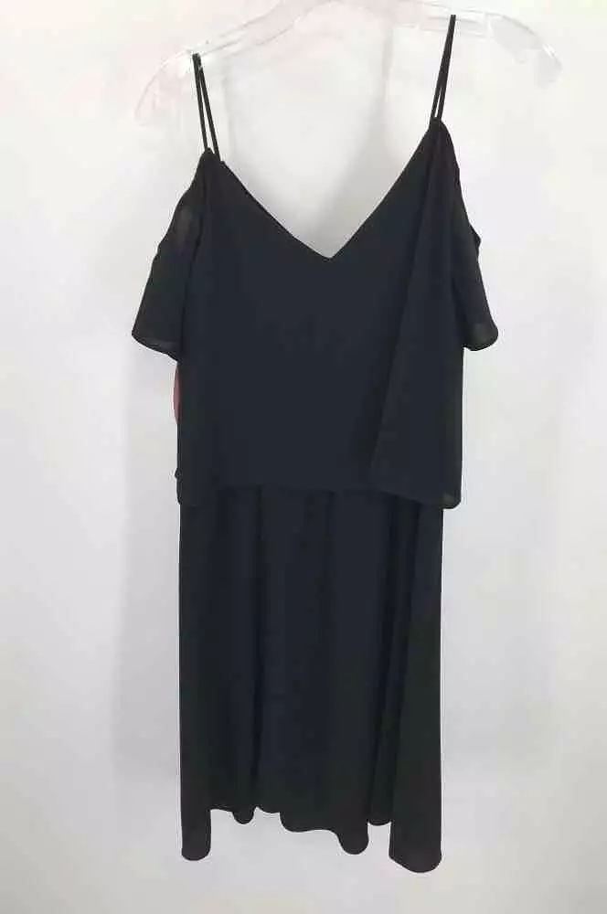 Pre-Owned Cooper & Ella Black Size XS Knee Length Sleeveless Dress