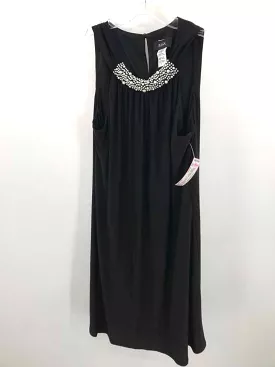 Pre-Owned MSK Black Size Medium Knee Length Sleeveless Dress