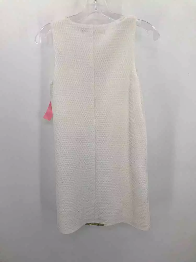 Pre-Owned Nordstrom Collection White Size 4 Knee Length Sleeveless Dress