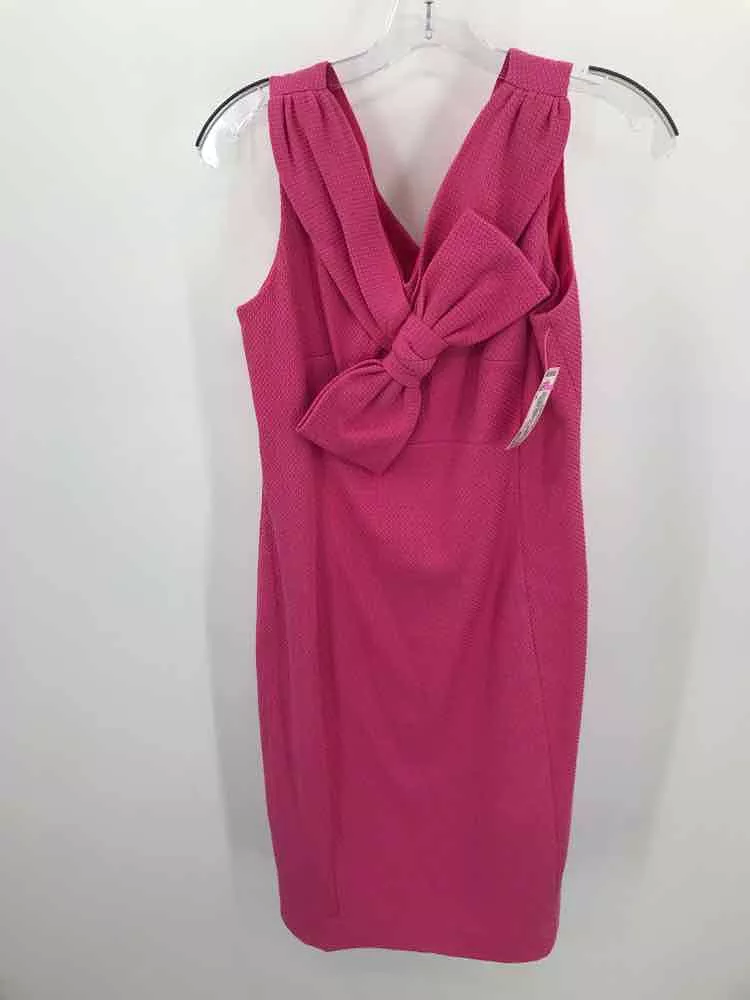 Pre-Owned Sara Campbell Pink Size 10 Knee Length Sleeveless Dress