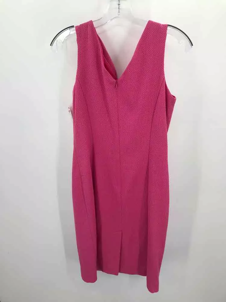 Pre-Owned Sara Campbell Pink Size 10 Knee Length Sleeveless Dress