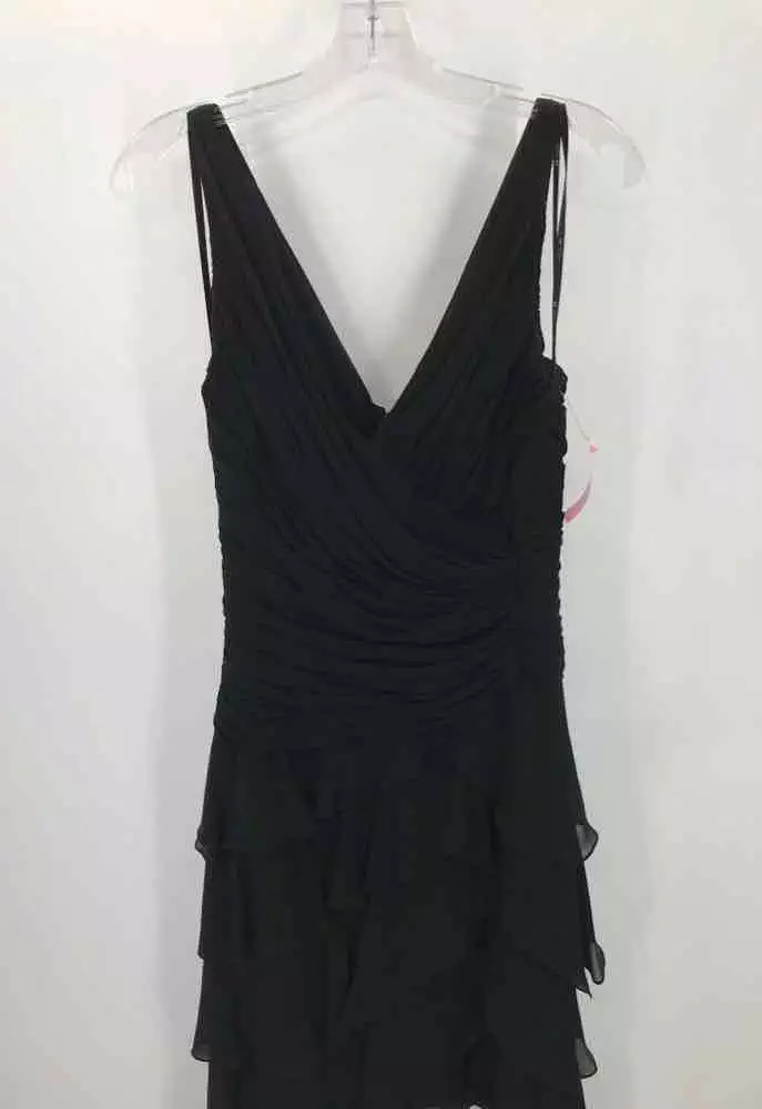 Pre-Owned Tadashi Black Size 10 Knee Length Sleeveless Dress