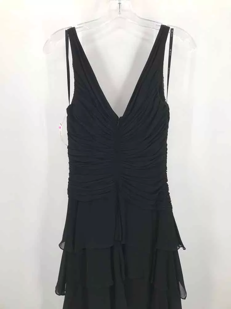 Pre-Owned Tadashi Black Size 10 Knee Length Sleeveless Dress