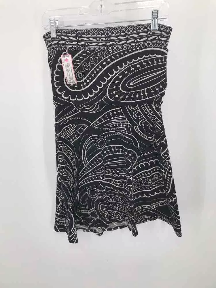 Pre-Owned WHBM Black Size XS Knee Length Sleeveless Dress