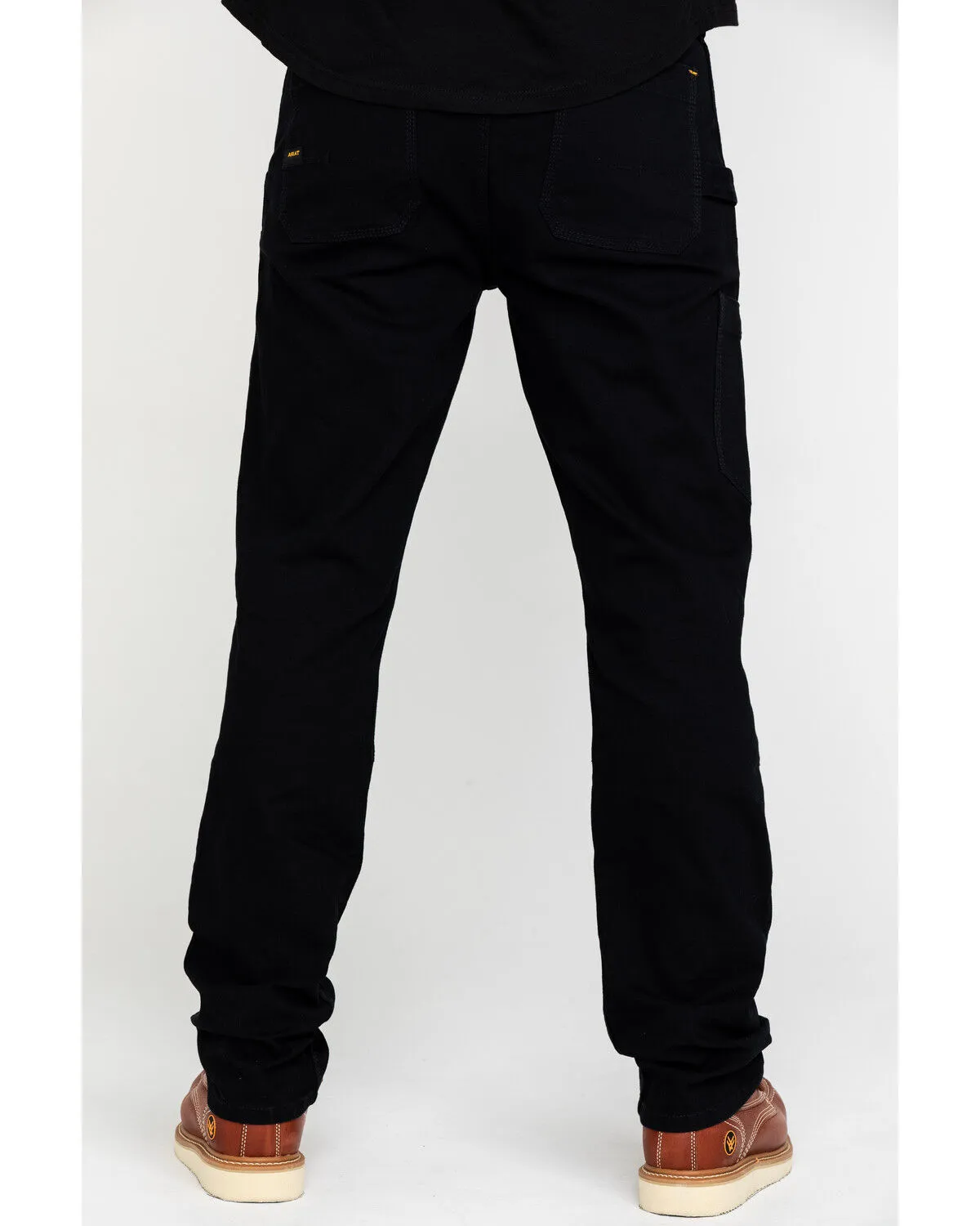 Product Name:  Ariat Men's Black Rebar M4 Made Tough Durastretch Double Front Straight Work Pants - Big