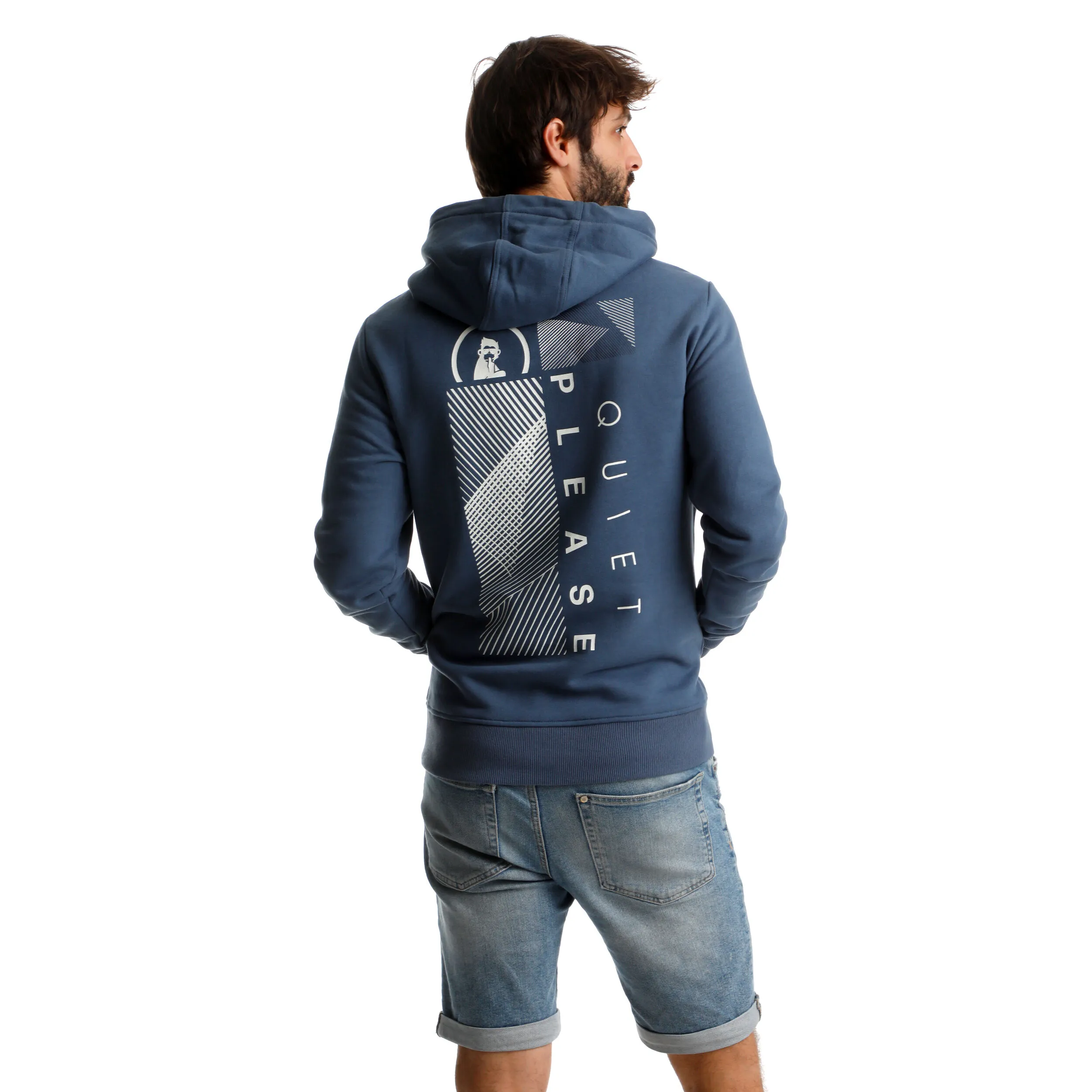 Quiet Please Tile Hoody Men