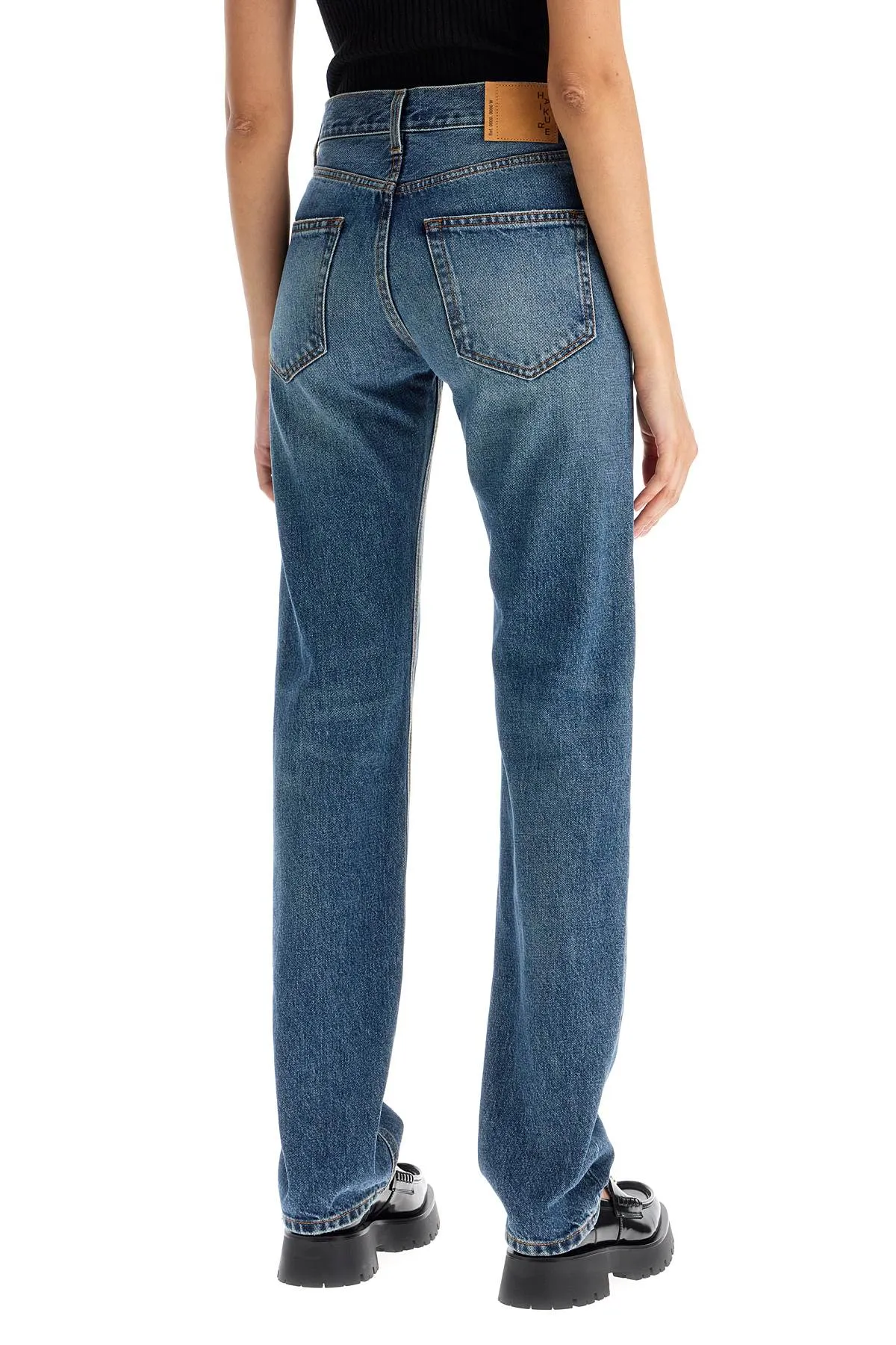 regular cleo jeans for HEW03334DF106 MID BLUE