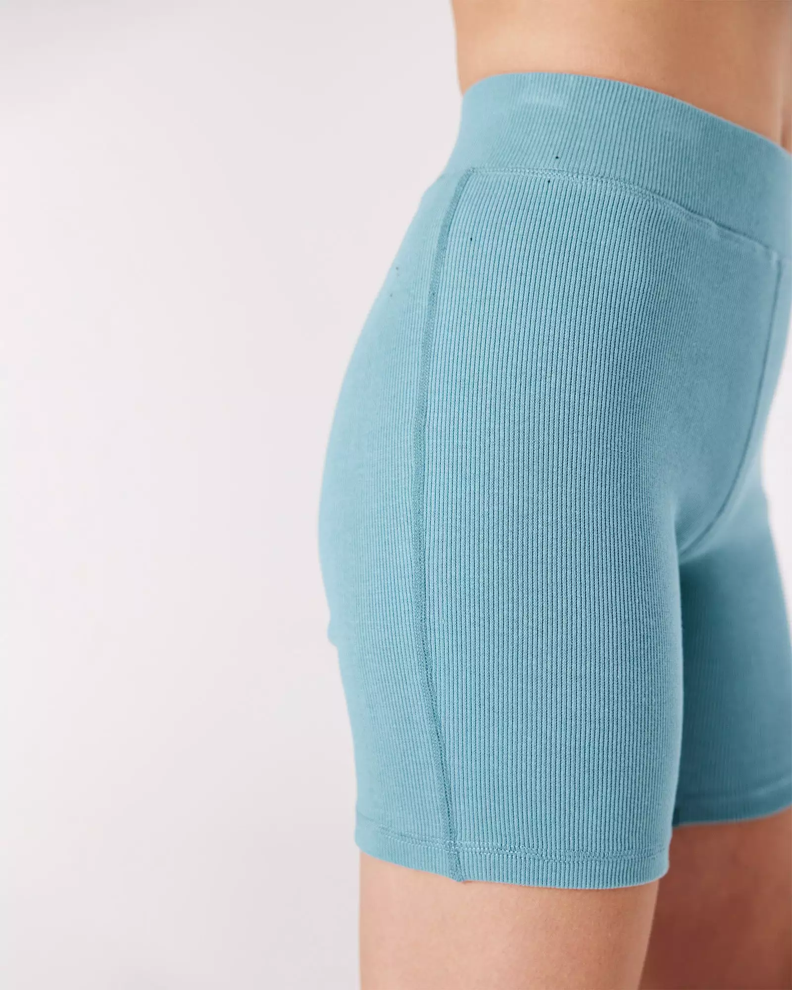 RIB BIKE SHORT - BRISTOL BLUE