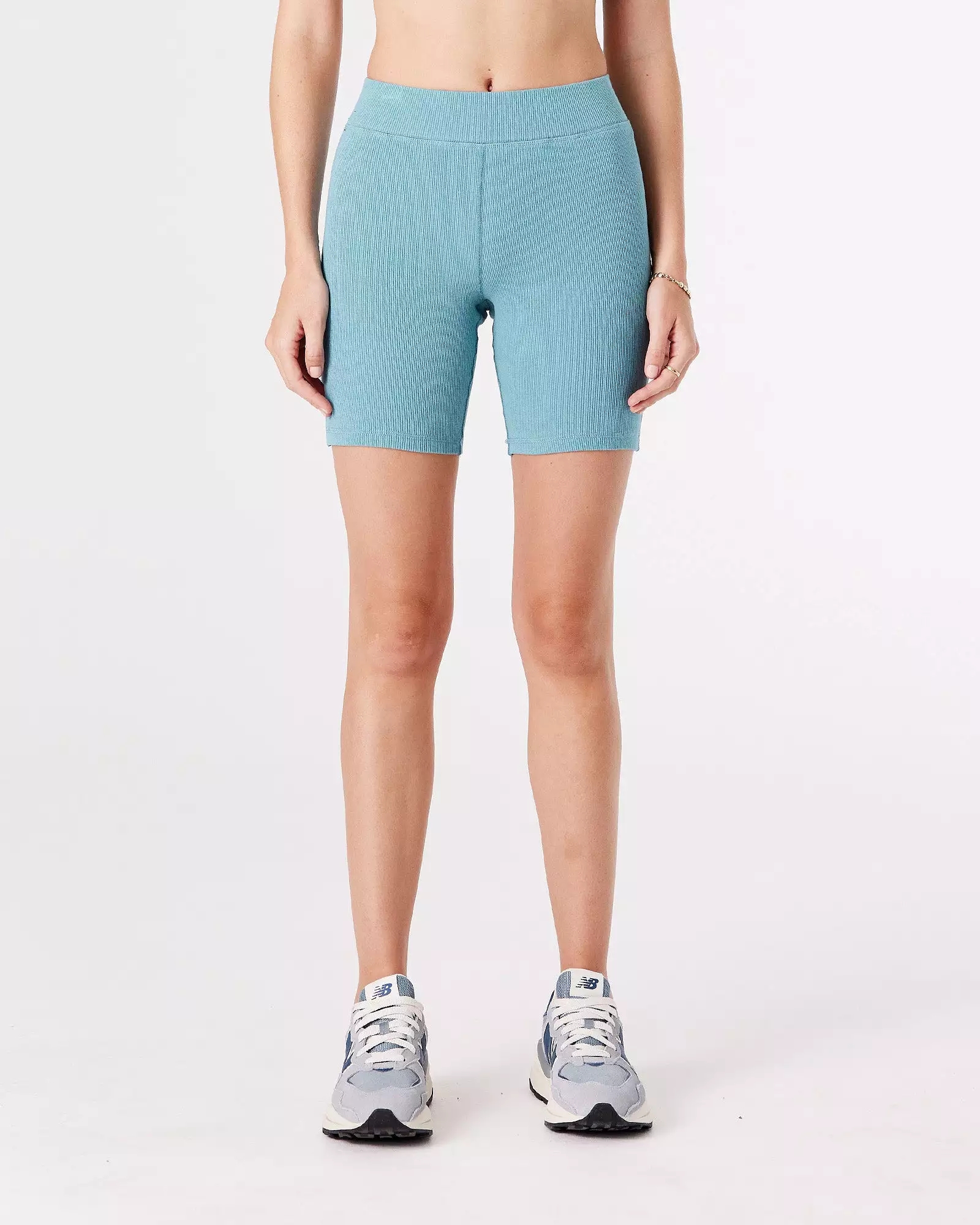 RIB BIKE SHORT - BRISTOL BLUE