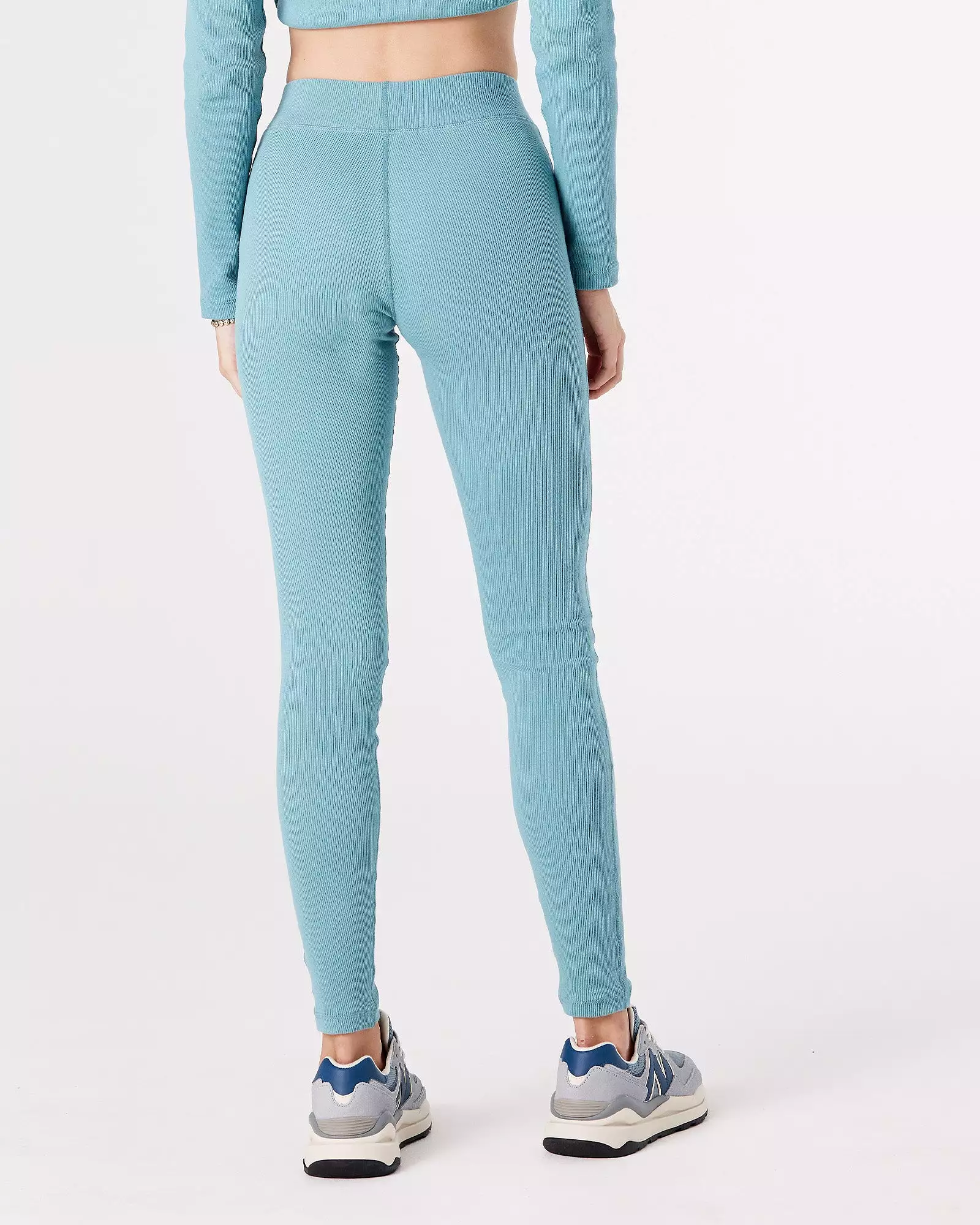 RIB LEGGING - BRISTOL BLUE