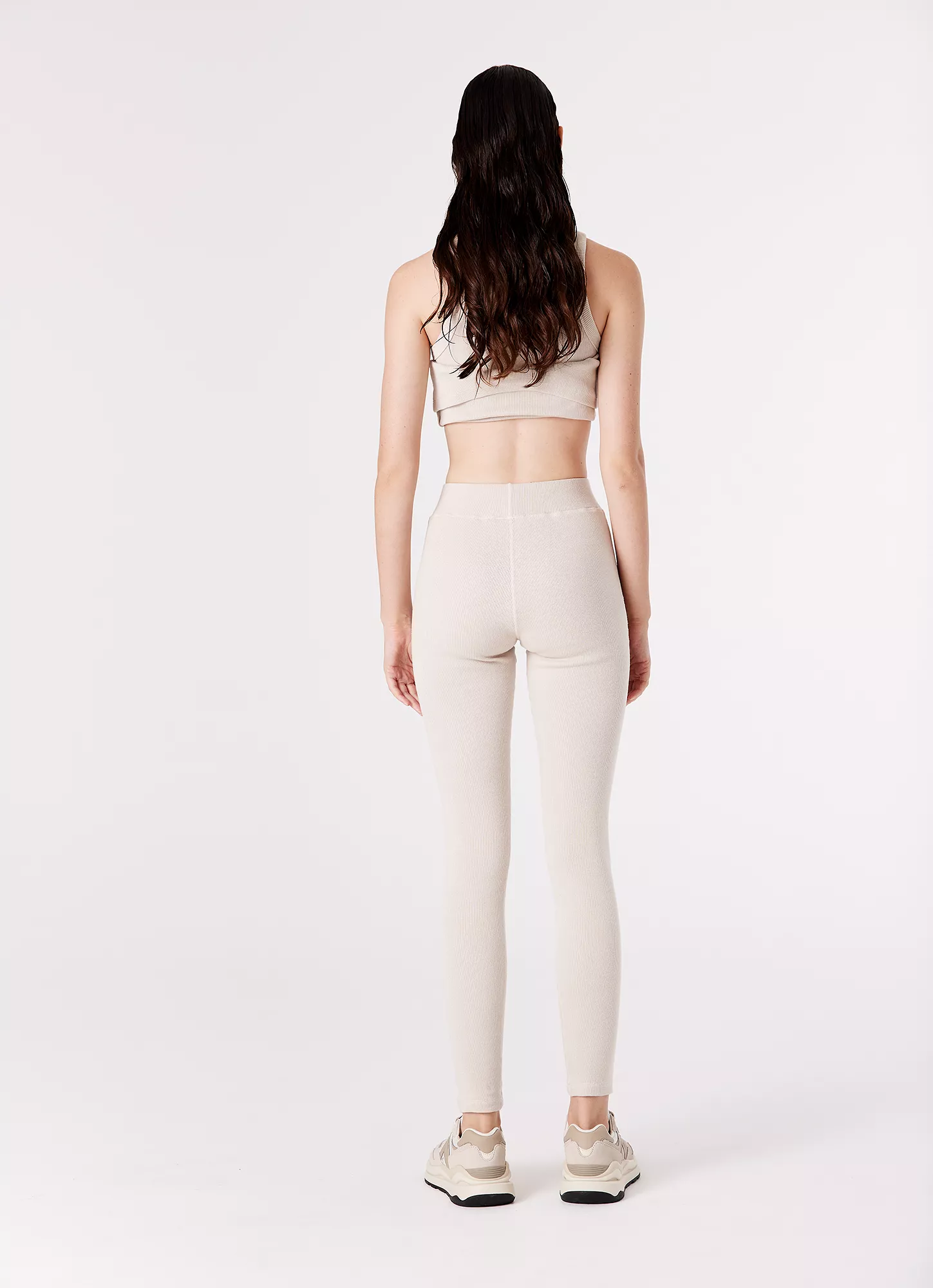 RIB LEGGING - PUMICE STONE