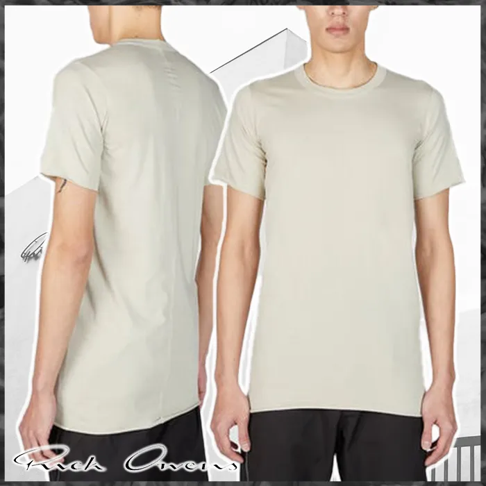 RICK OWENS  |Crew Neck Street Style Cotton Short Sleeves Designers