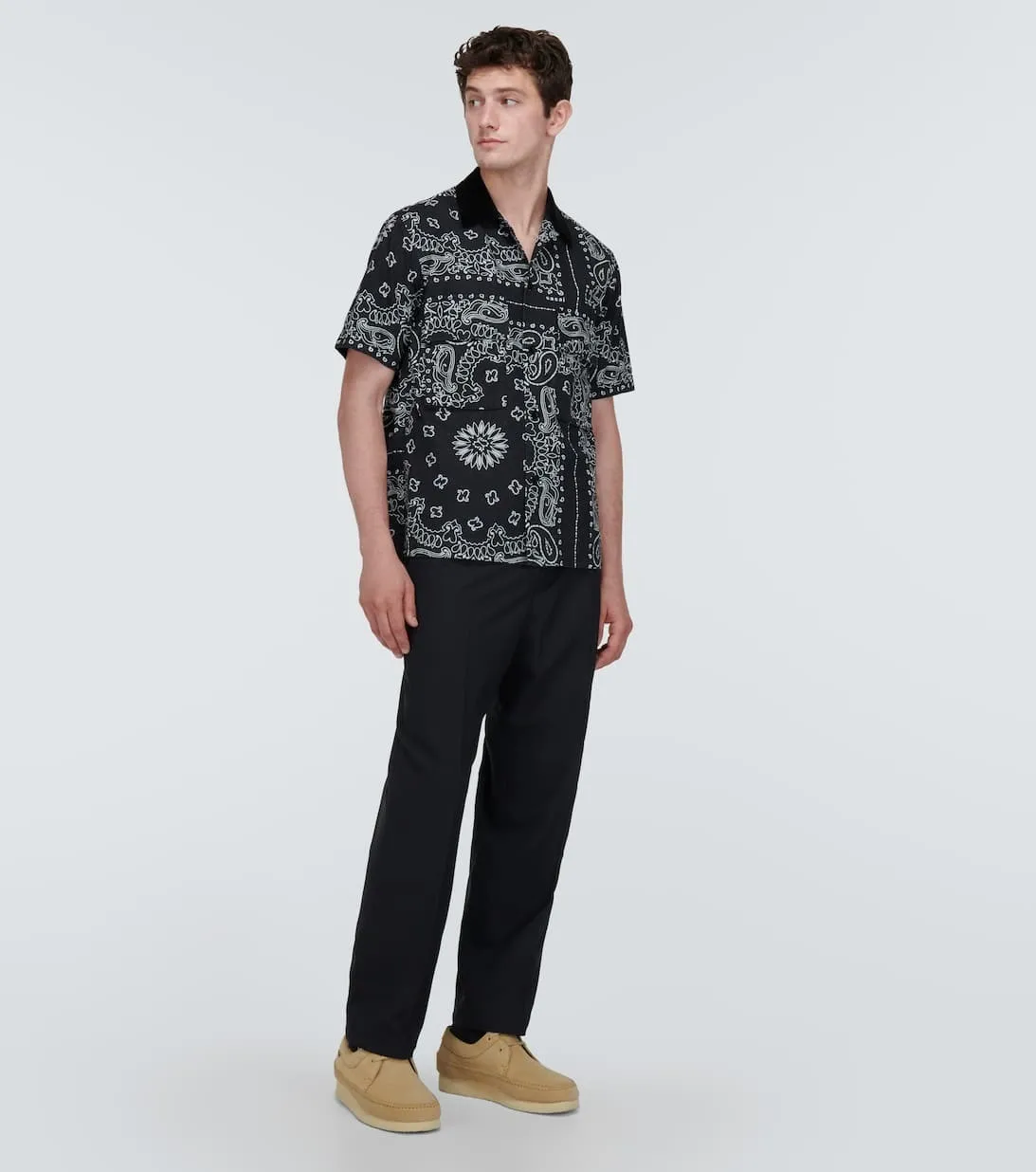 sacai  |Cotton Short Sleeves Designers Shirts