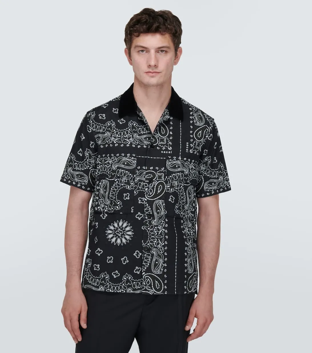 sacai  |Cotton Short Sleeves Designers Shirts