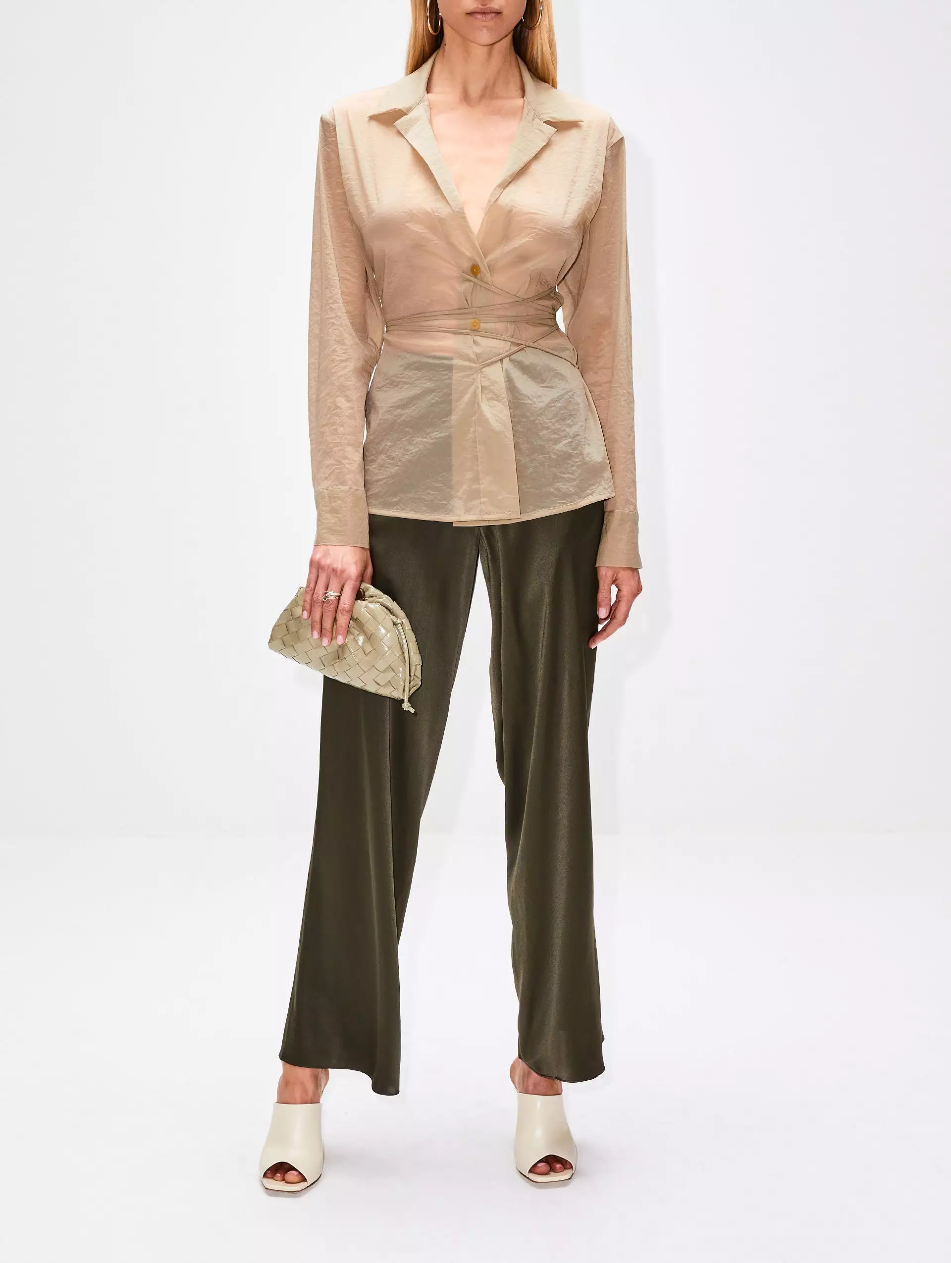 Silk Bias Trouser