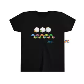 Snails with Umbrellas Youth Short Sleeve T-Shirt