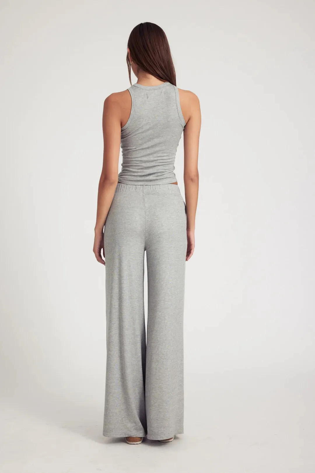 SPRWMN Rib Wide Leg Pants