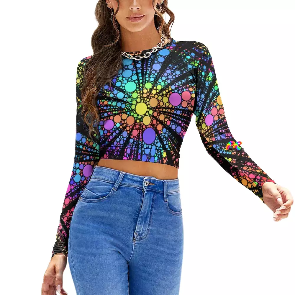 Stained Glass Backless T-shirt