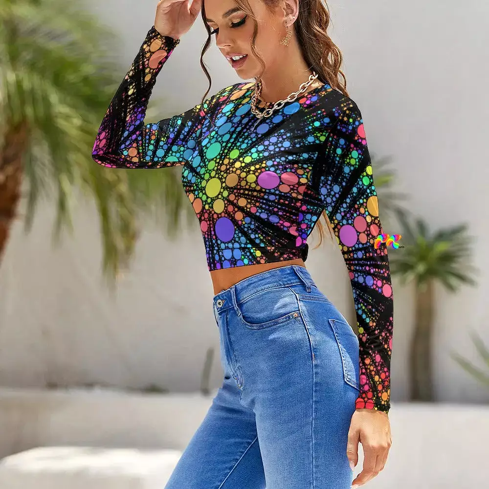 Stained Glass Backless T-shirt