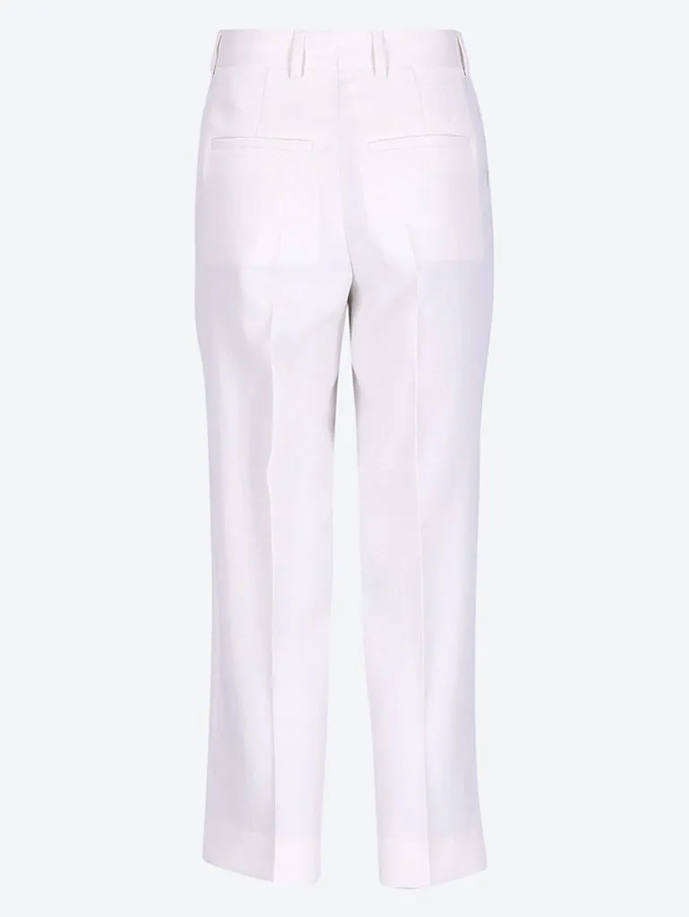 Straight cropped pants