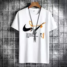 Summer short-sleeved casual sports cotton T-shirt for men