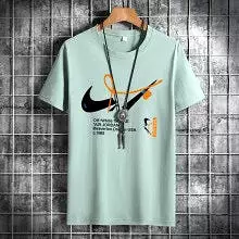 Summer short-sleeved casual sports cotton T-shirt for men